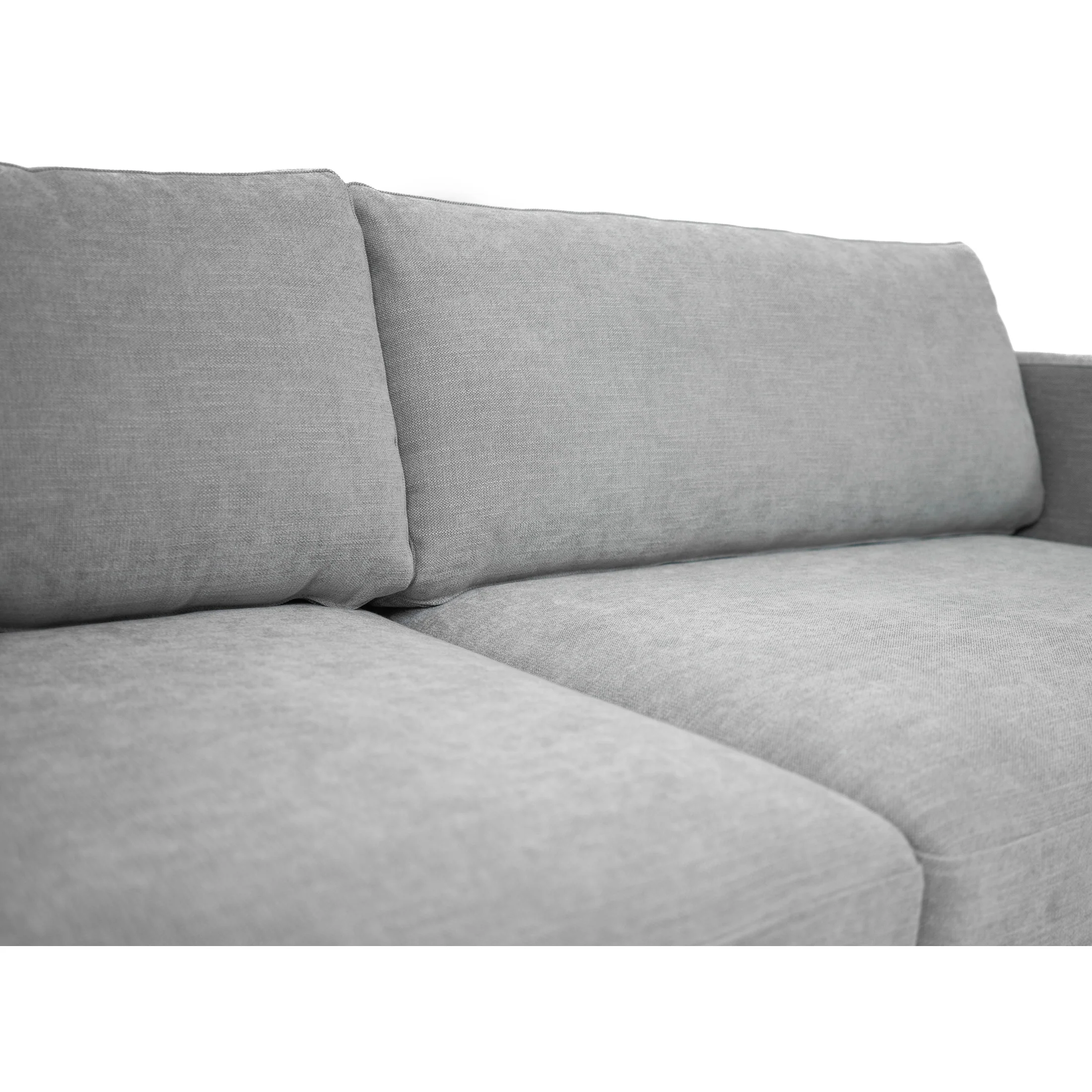 Abby Fabric Loveseat with Black Metal Legs - Image 10