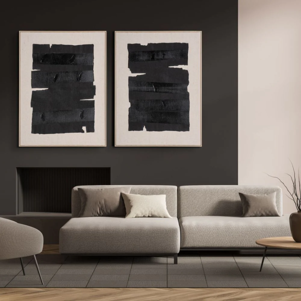 Abstract Disarray I, Hand Painted Canvas - Image 9