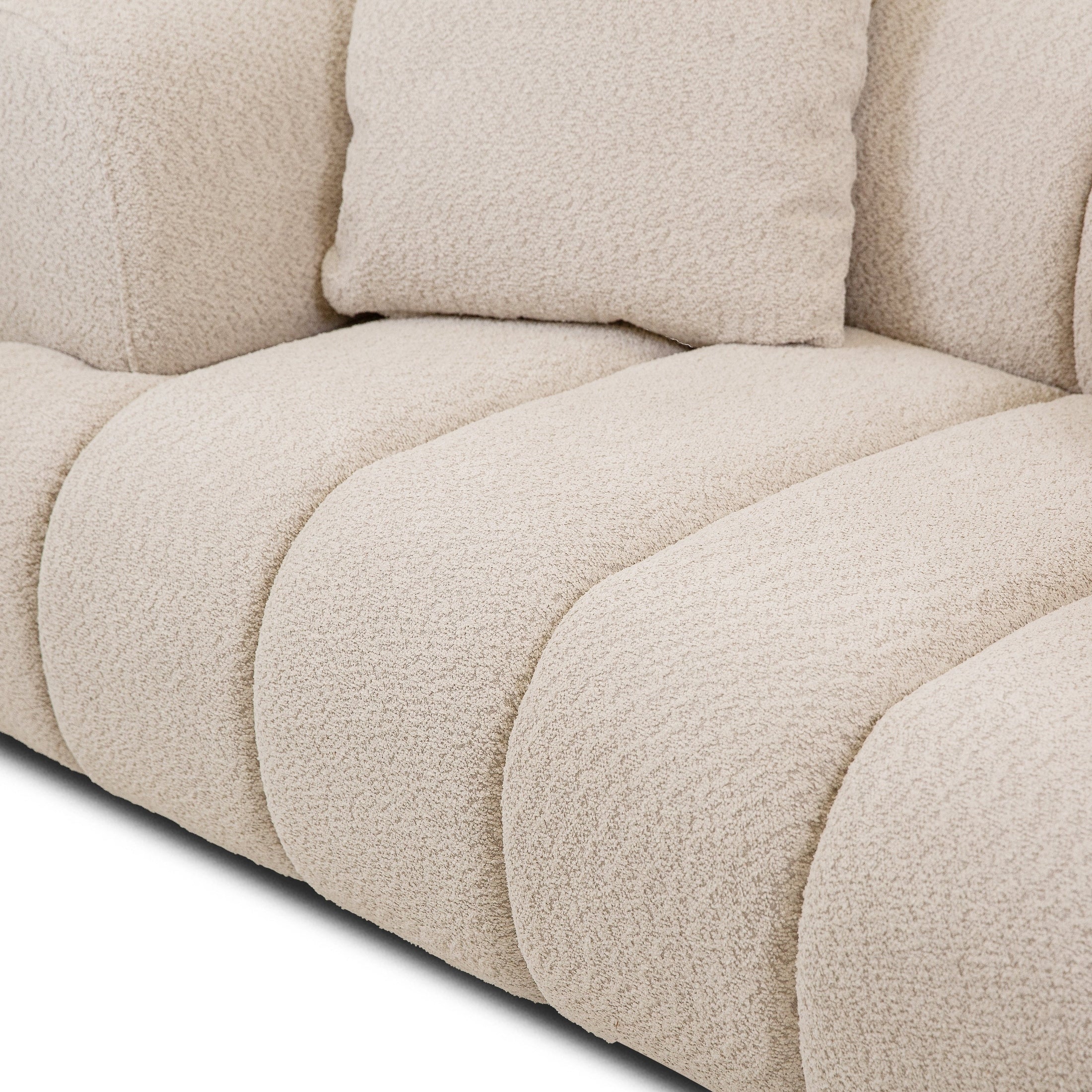 Adonis Loveseat w/2 Pillows - Camel - Image 6