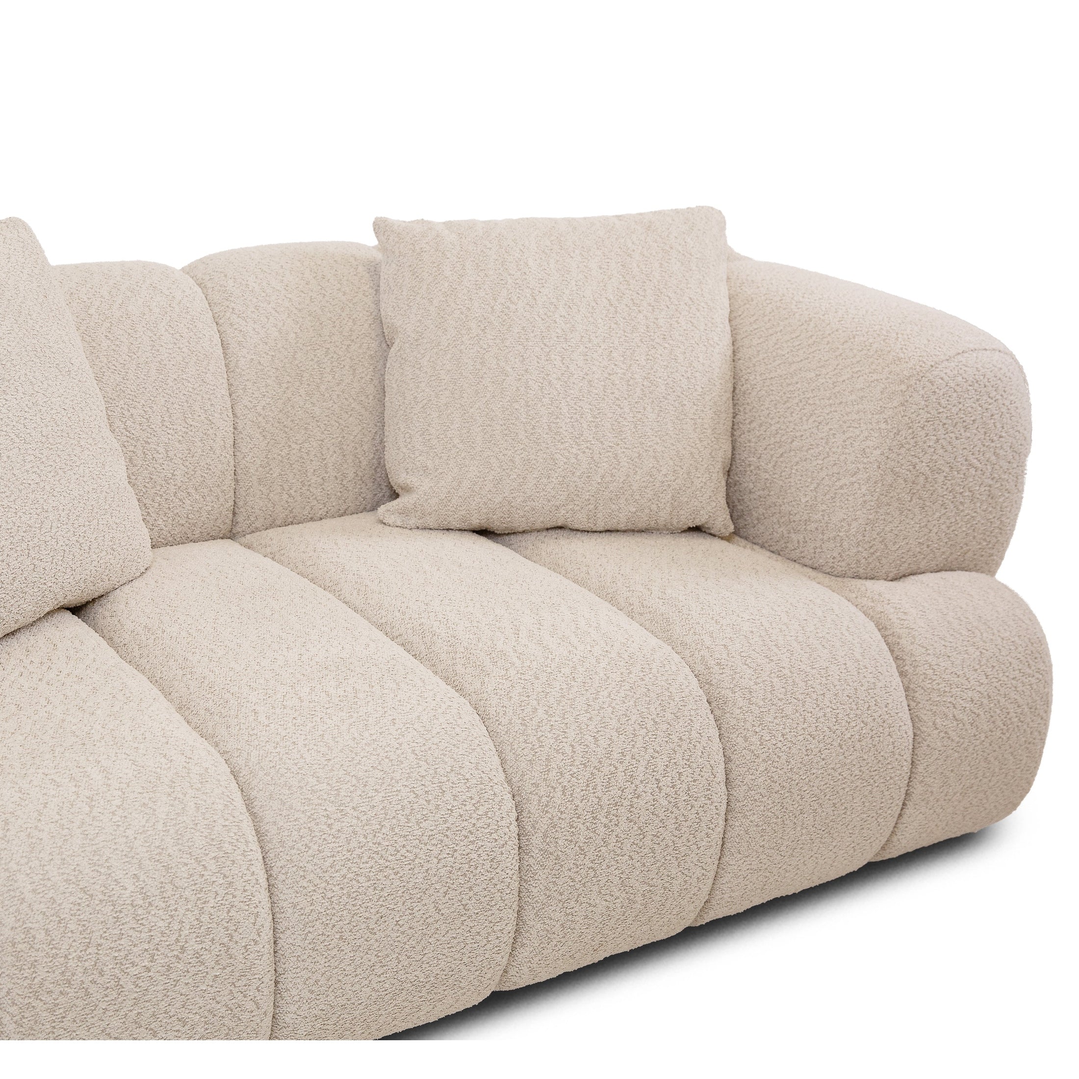 Adonis Loveseat w/2 Pillows - Camel - Image 8