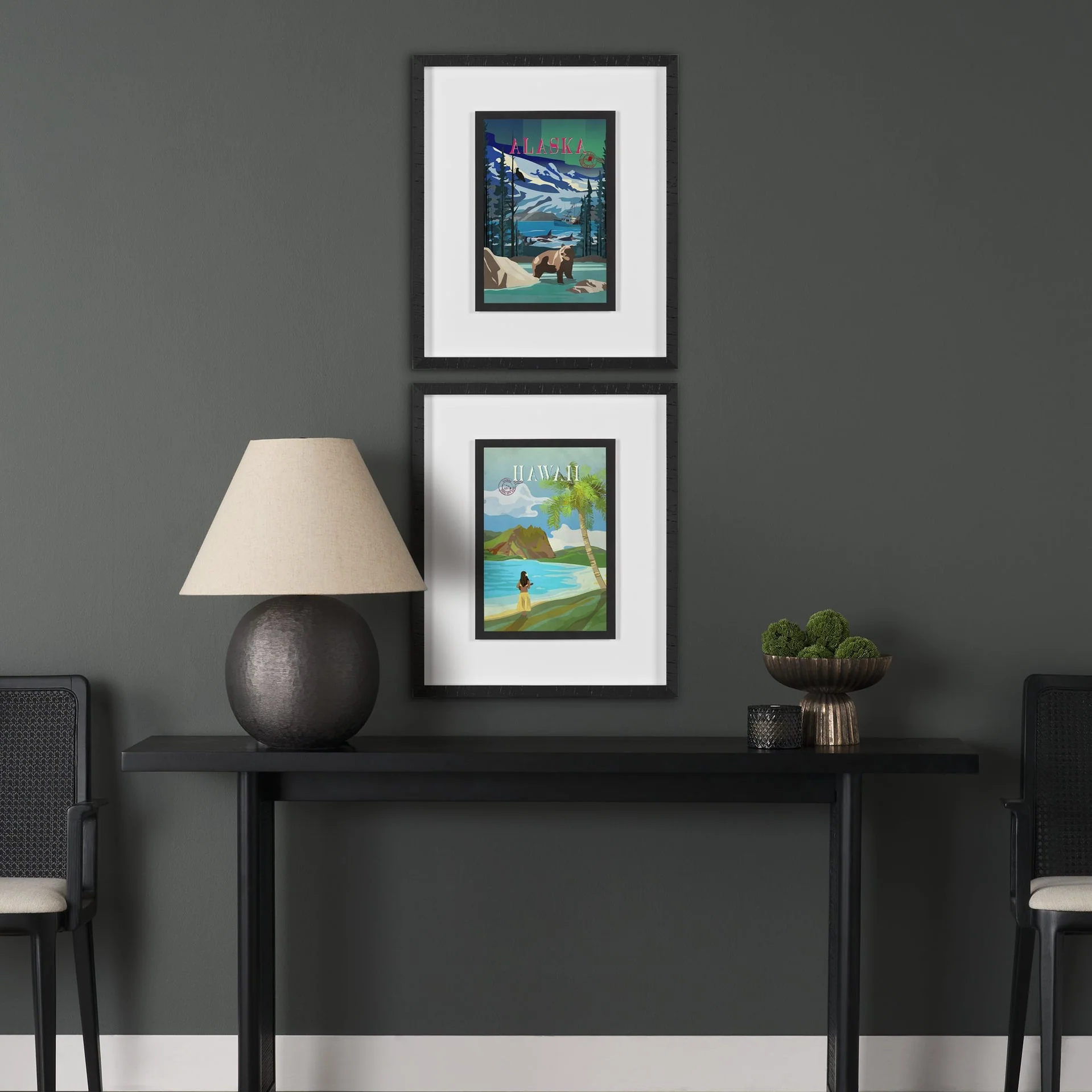 Alaska Go USA by Mercana Studio Decograph Framed Art Print - Image 10