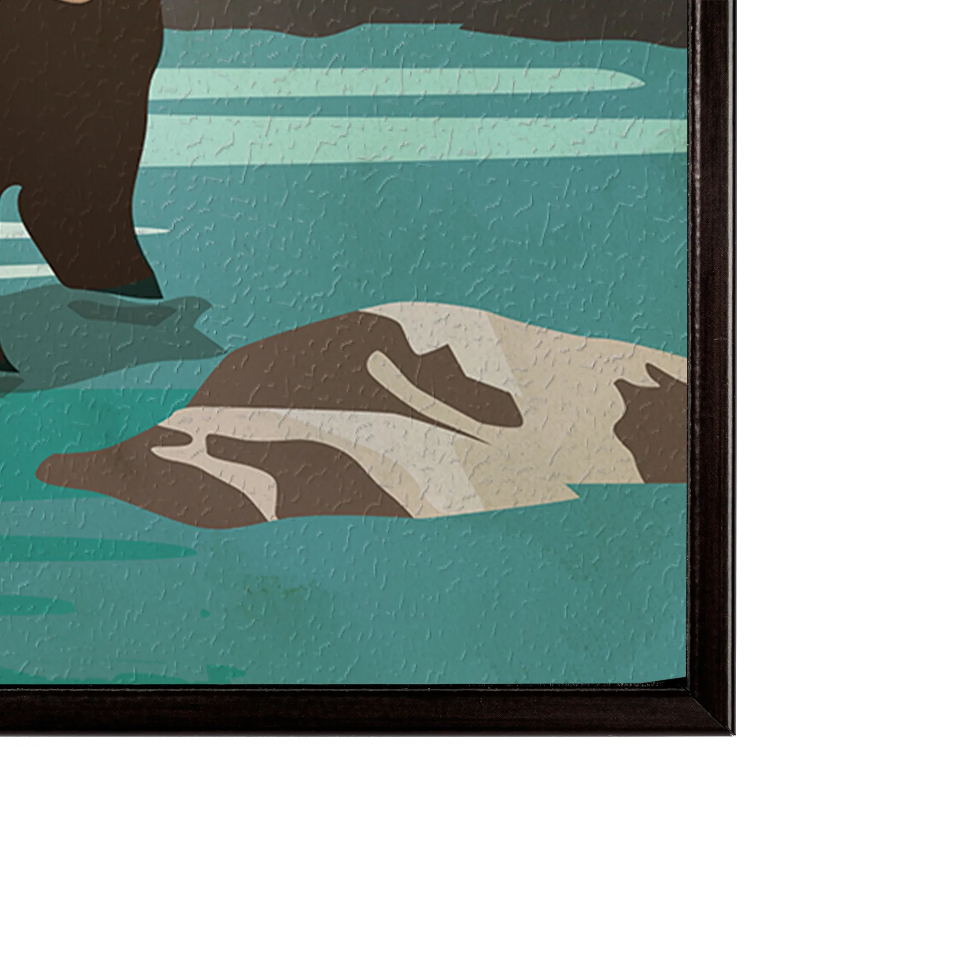 Alaska Go USA by Mercana Studio Decograph Framed Art Print - Image 3