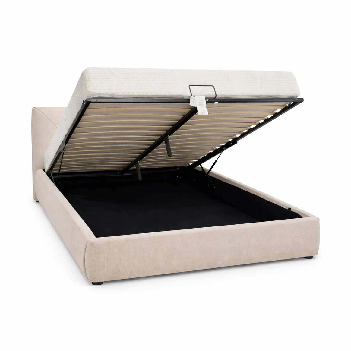 Aleksey Upholstered Hydraulic Lift Up Storage Bed - Image 2
