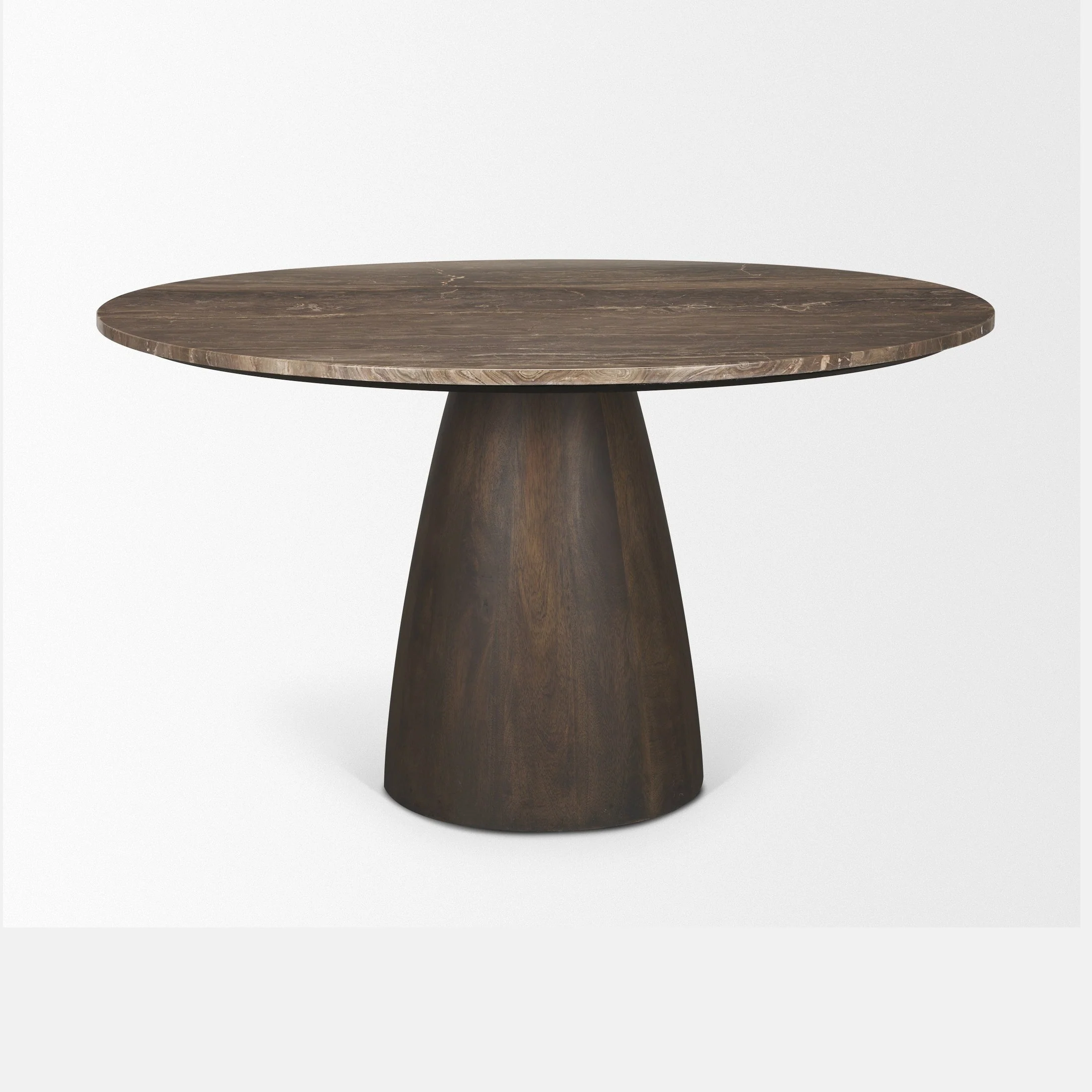 Allyson Round Marble Dining Table - Image 13