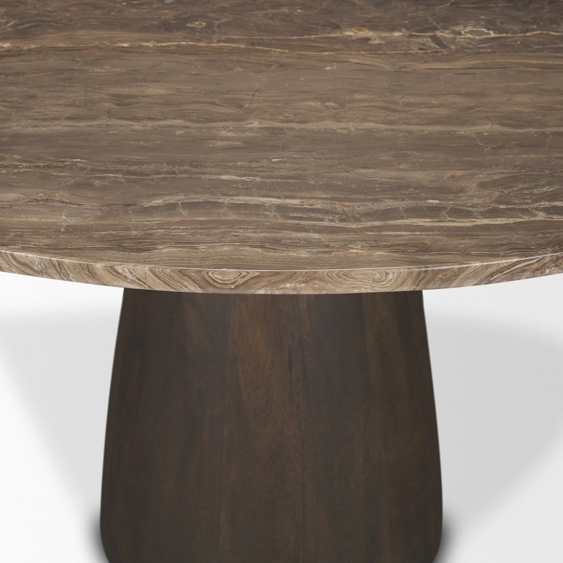 Allyson Round Marble Dining Table - Image 14