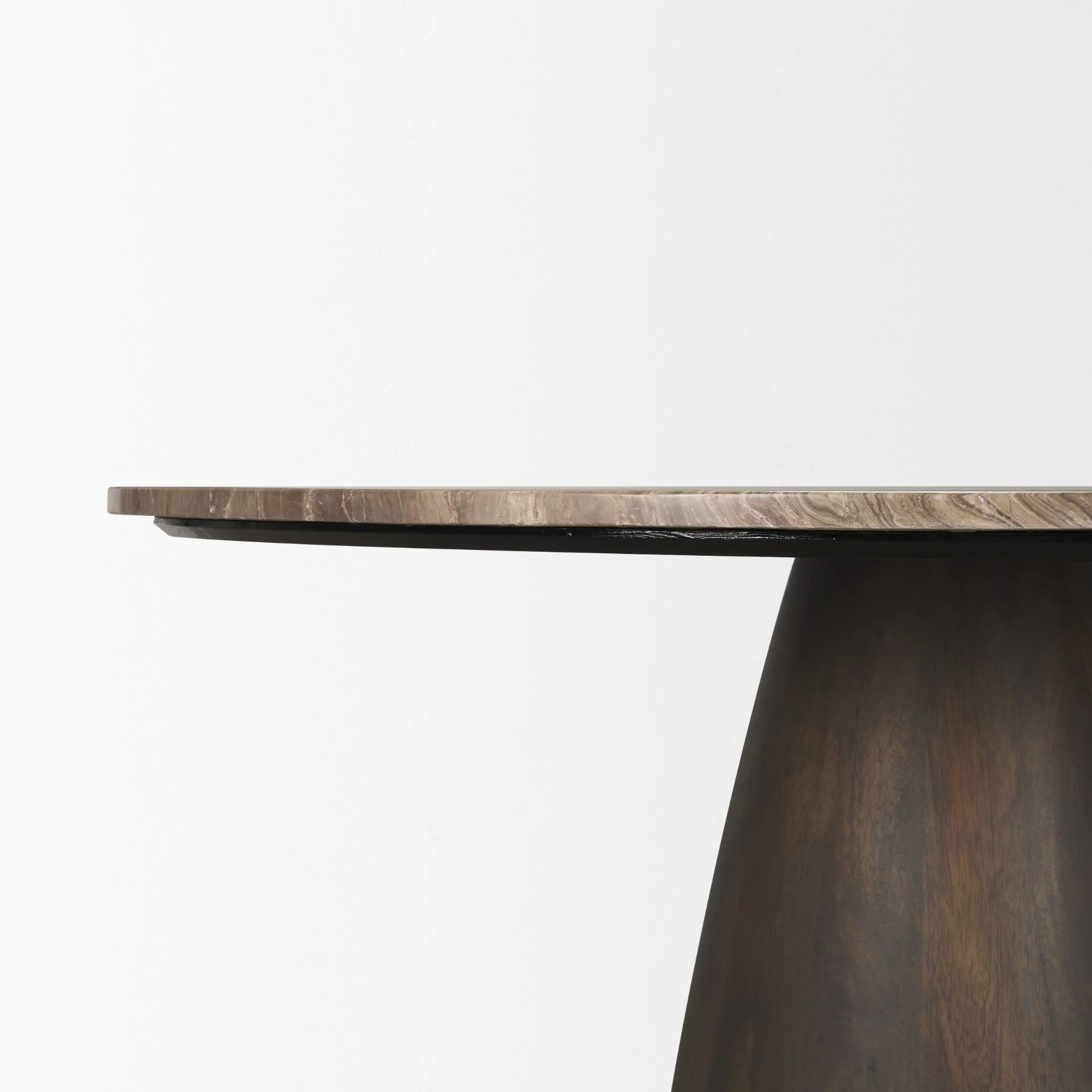 Allyson Round Marble Dining Table - Image 15