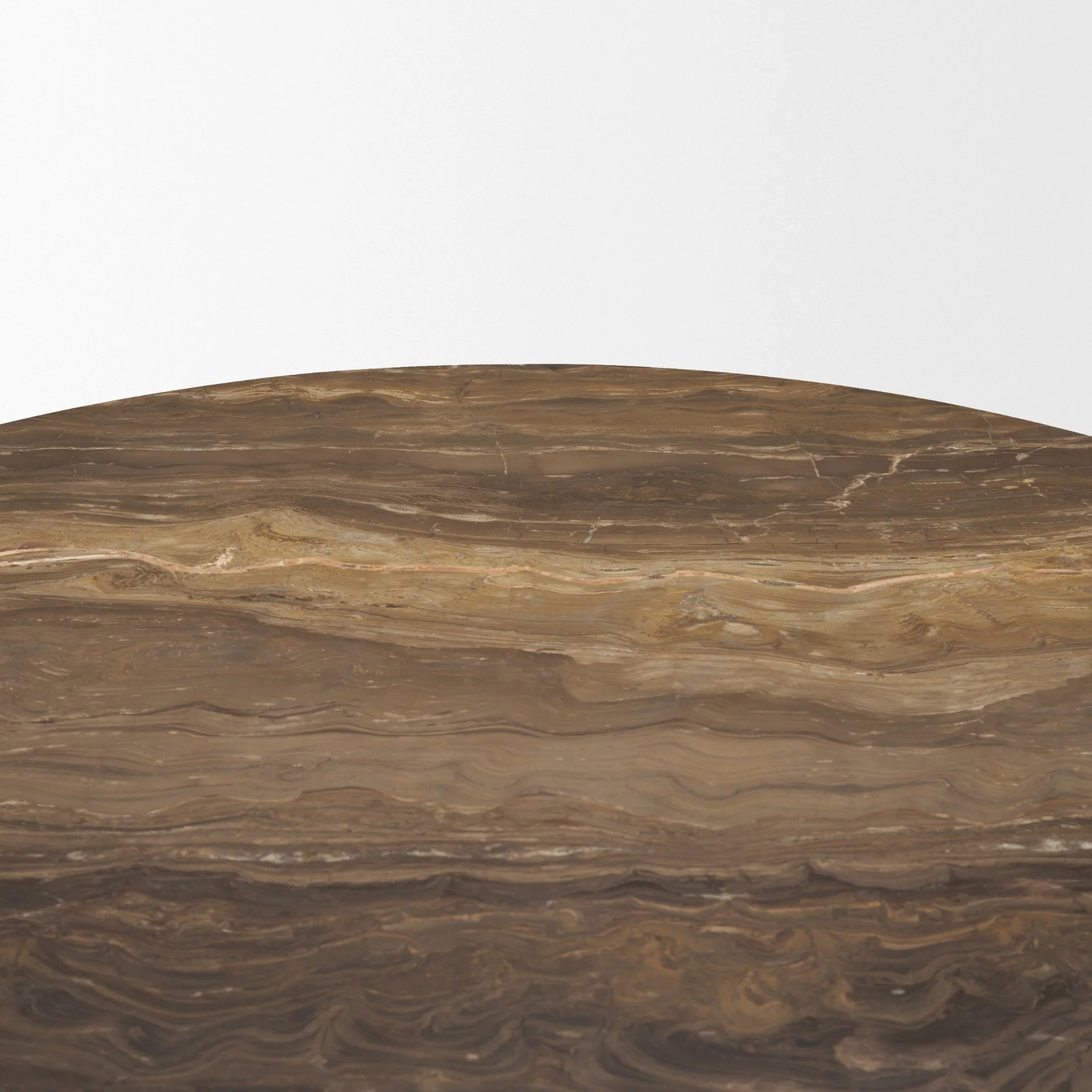 Allyson Round Marble Dining Table - Image 4