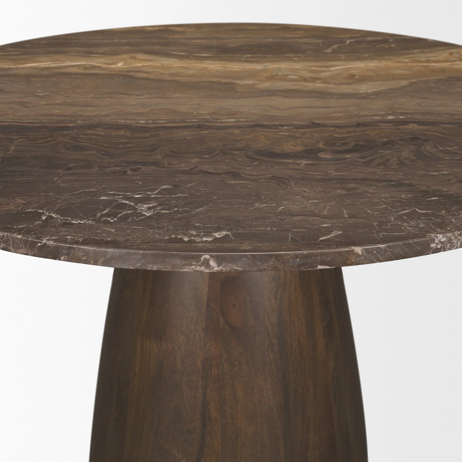 Allyson Round Marble Dining Table - Image 5