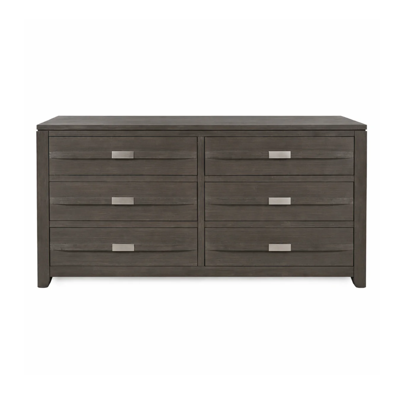 Altamonte 6-Drawer Dresser - Brushed Grey