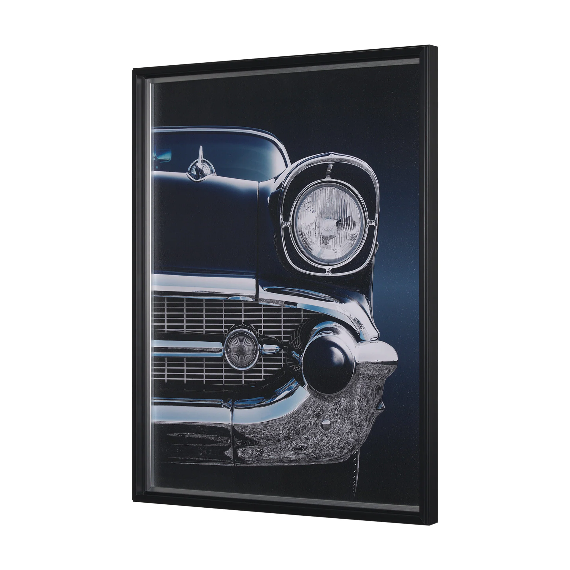American Classic Car Bel Air 1957 Framed Photo Art Print - Image 2