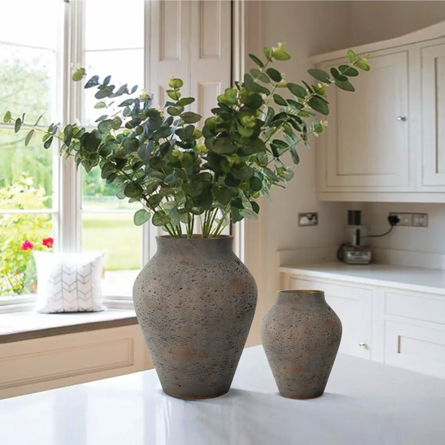 Amphora Vase - Antique White - Image 9