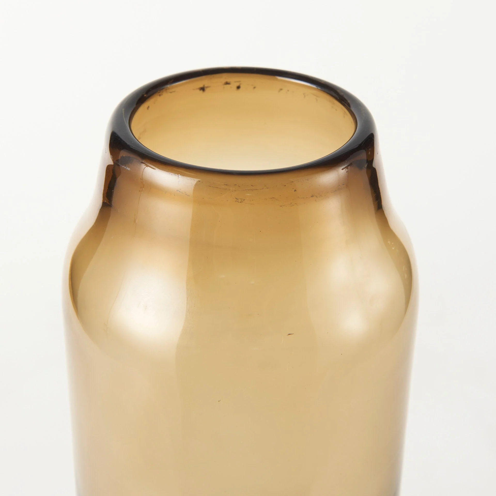 Amrita 4.8L x 4.8W x 16.0H Golden Brown Glass Vase - Image 4