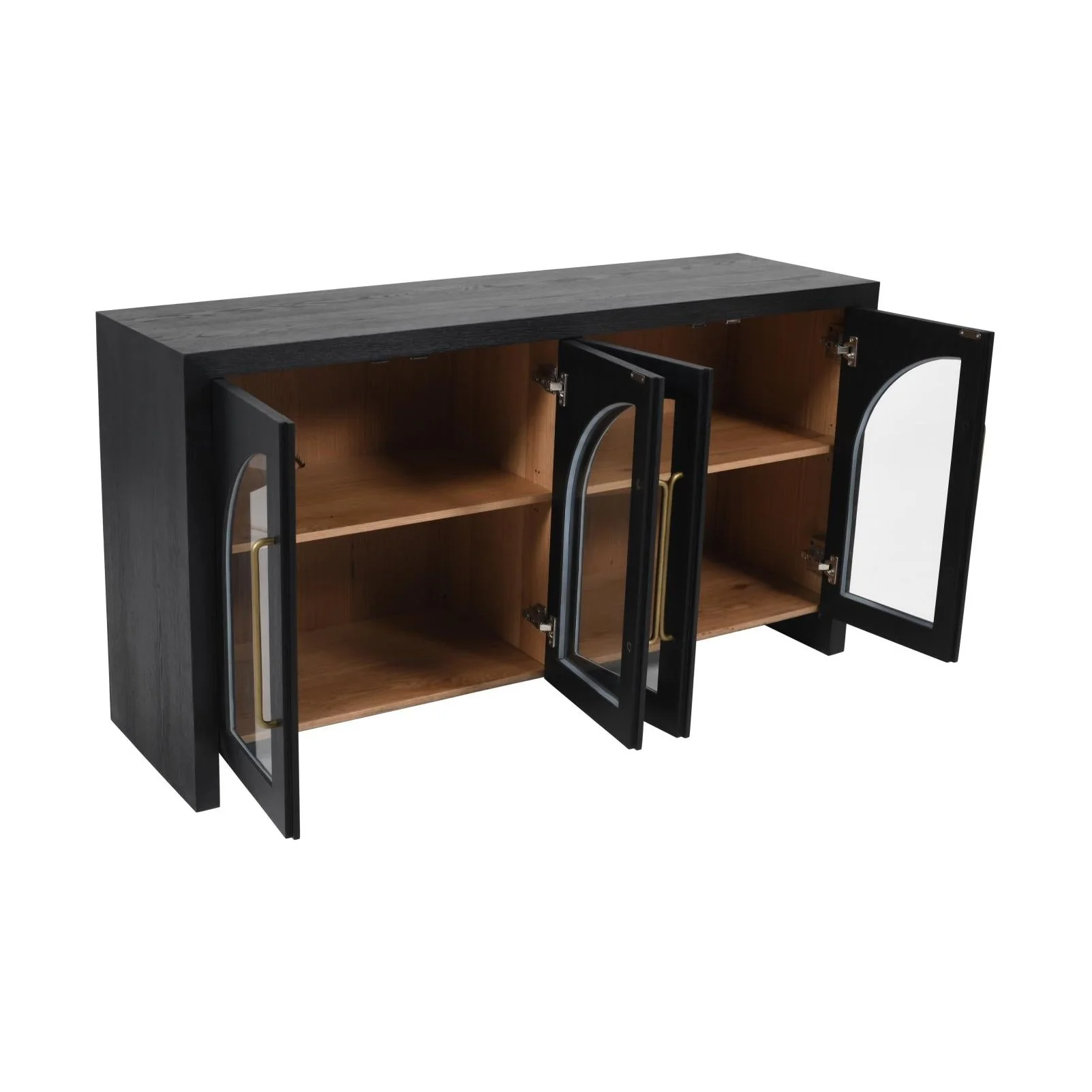 Archimedes 60" Console in Ebony Oak - Image 4
