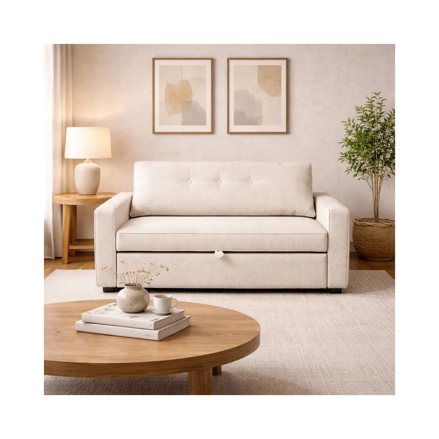 Argyle Pull Out Loveseat Bed - Image 2