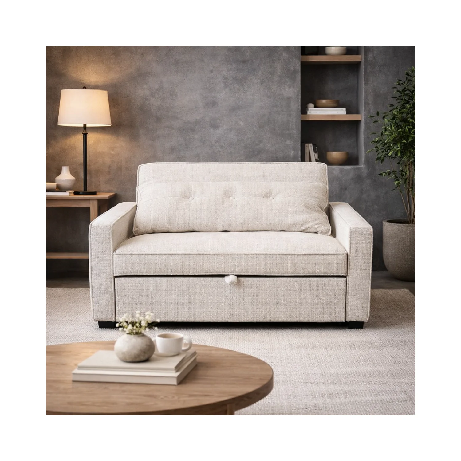 Argyle Pull Out Loveseat Bed - Image 5