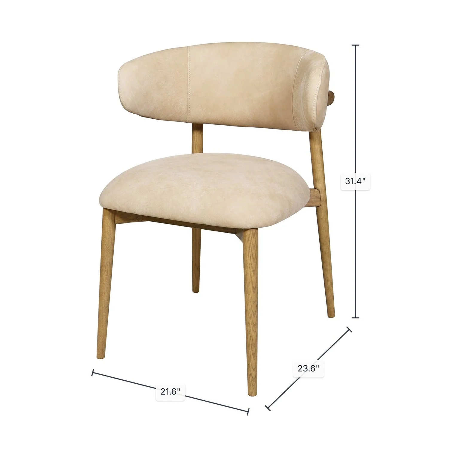 Arista Dining Chair - Natural - Image 3