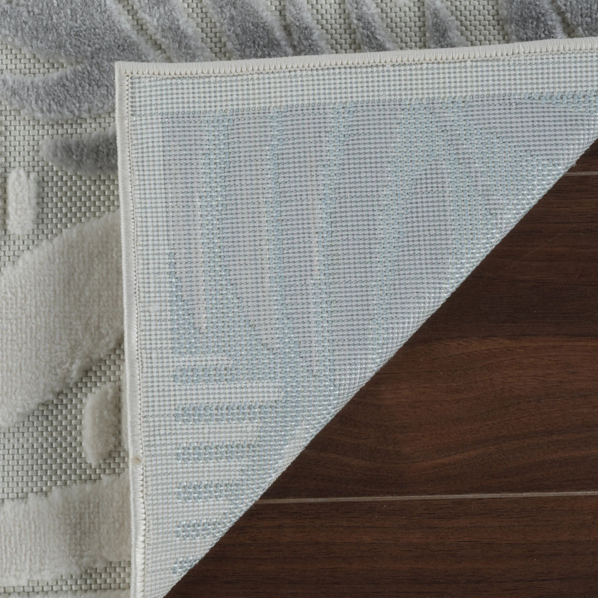 Aspen Cream Tropical Leaf Rug - Image 8