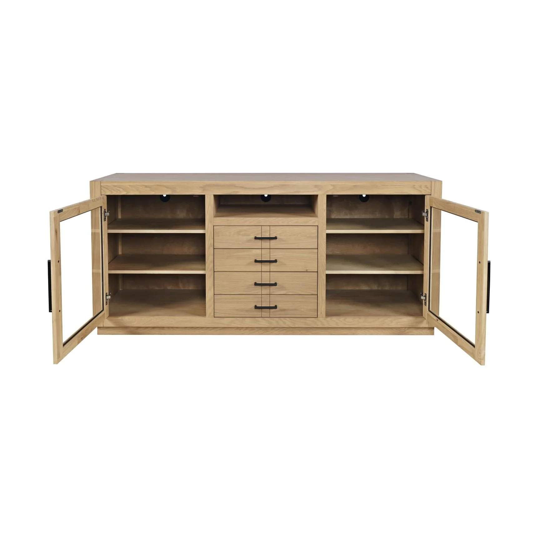 Auburn Hills 60" Console - Light Oak - Image 3