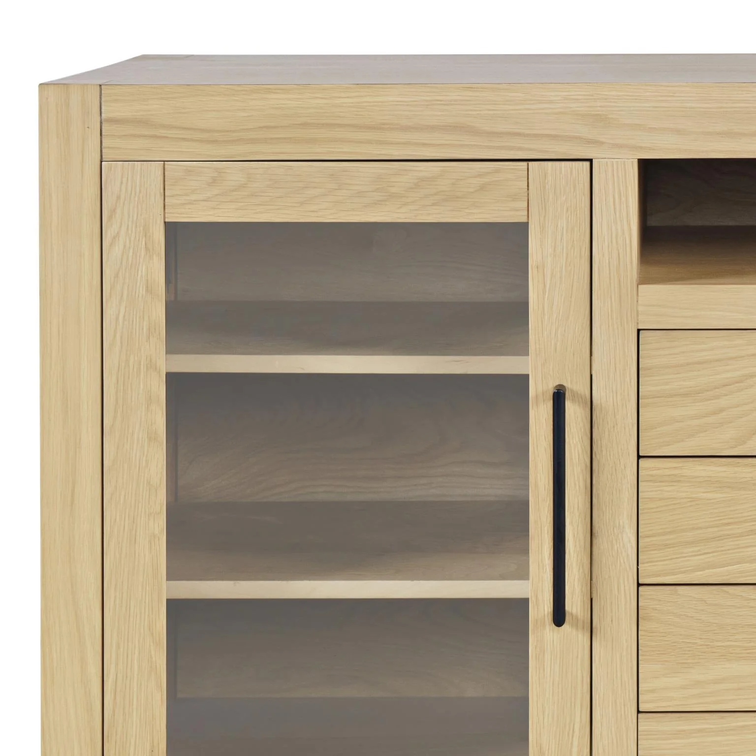 Auburn Hills 60" Console - Light Oak - Image 4