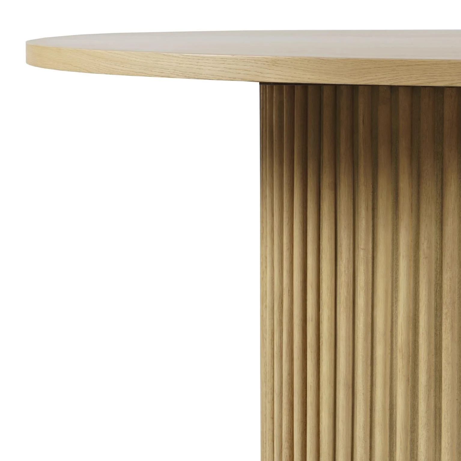 Auden 60" Round Dining Table – Natural Finish - Image 4