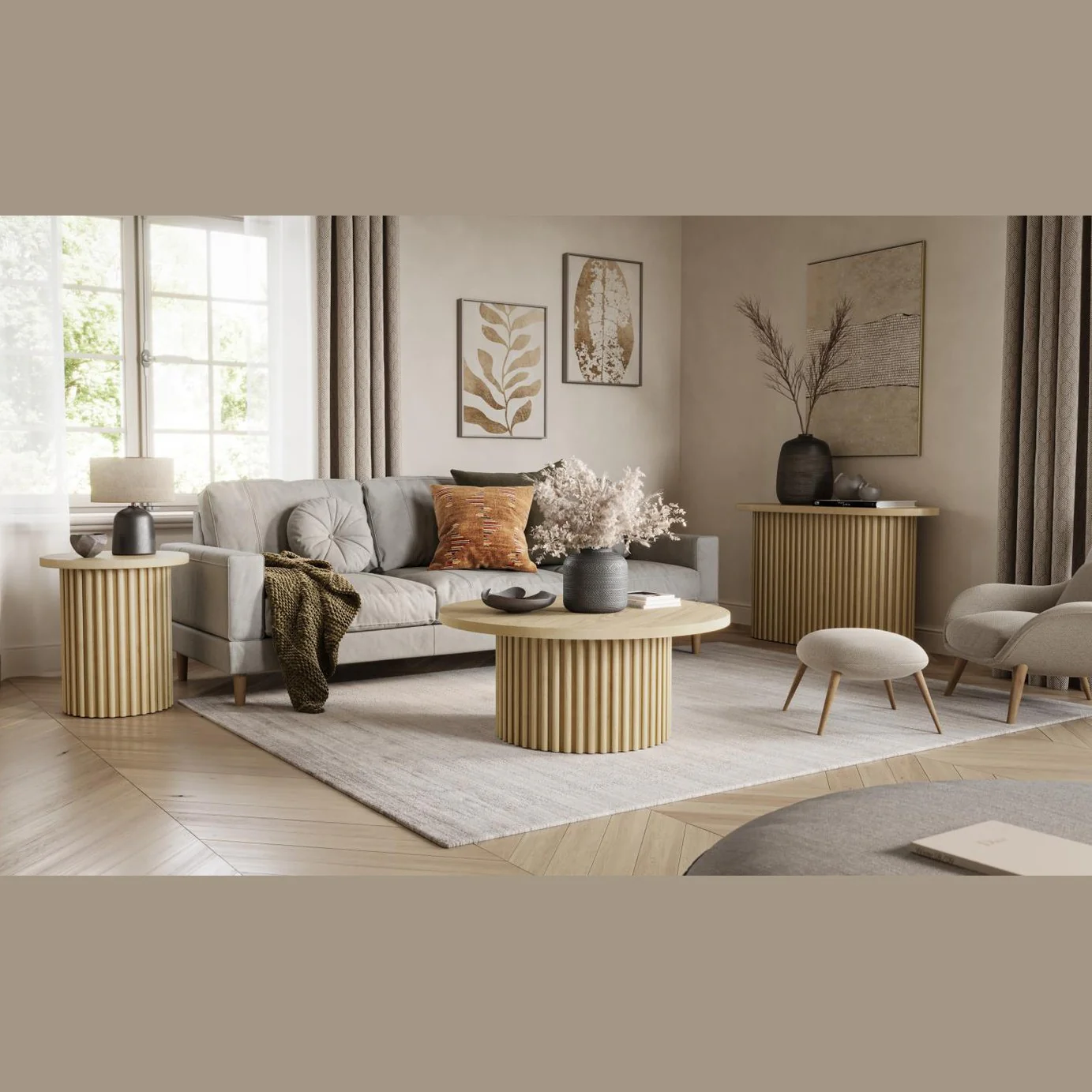 Auden Sofa Table - Natural - Image 7