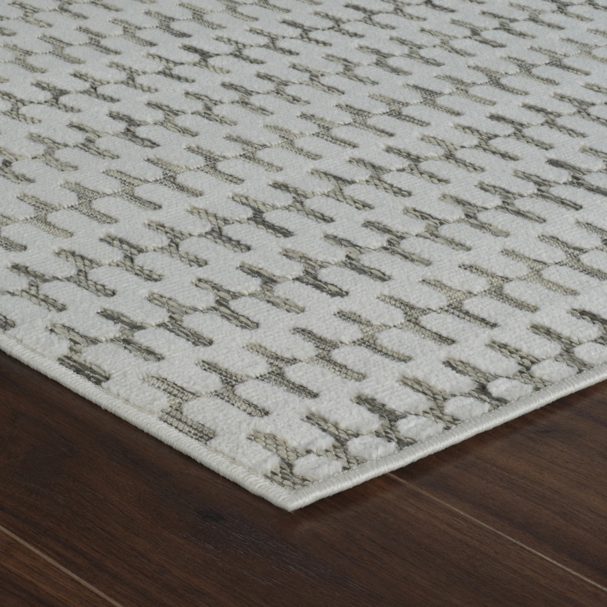 Aurora Cream Abstract Area Rug - Image 8