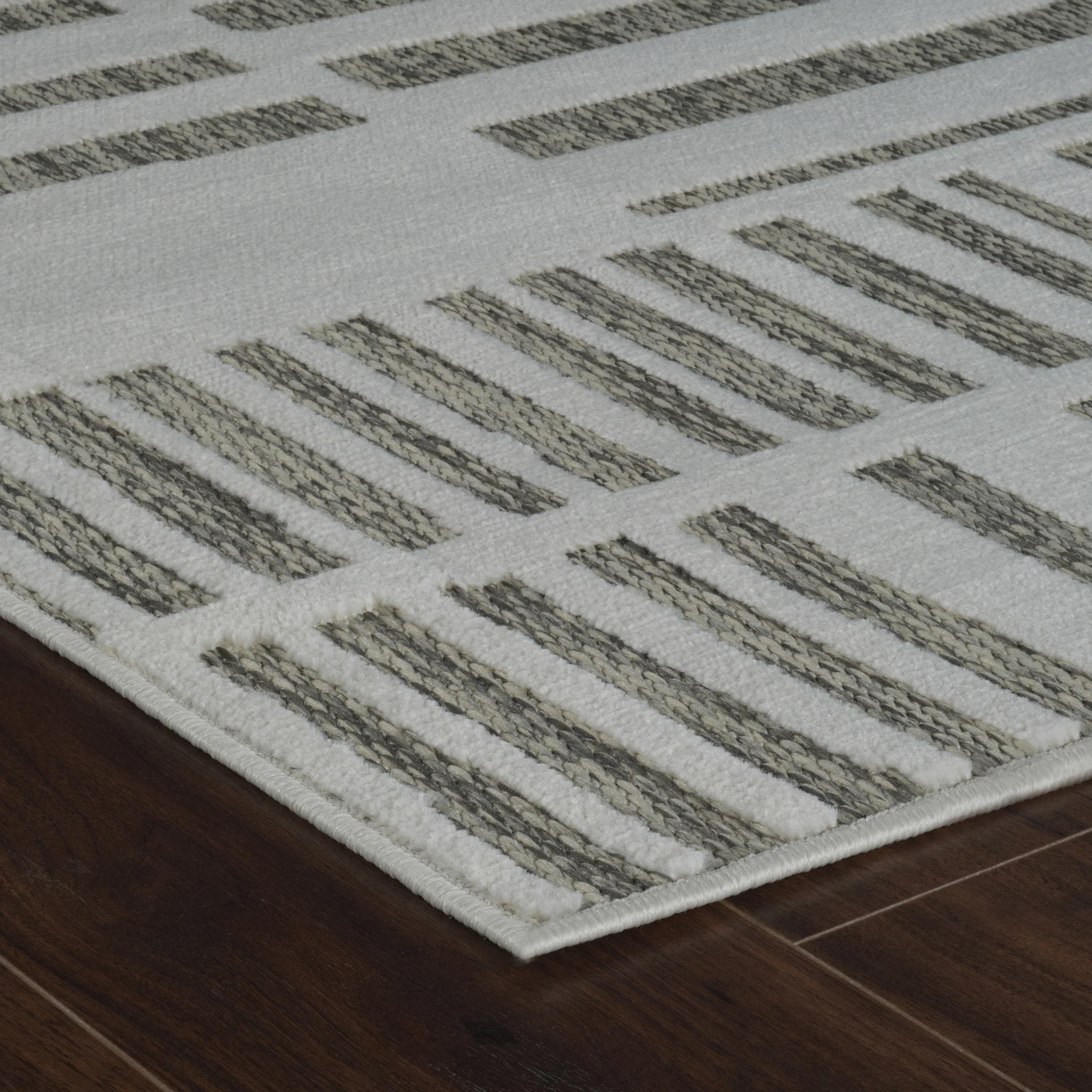 Aurora Cream Modern Rug – Abstract Linear Design - Image 11