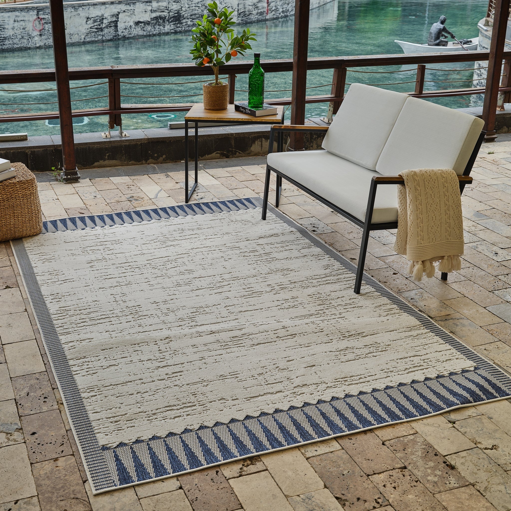 Aurora Cream Runner Rug - Image 13