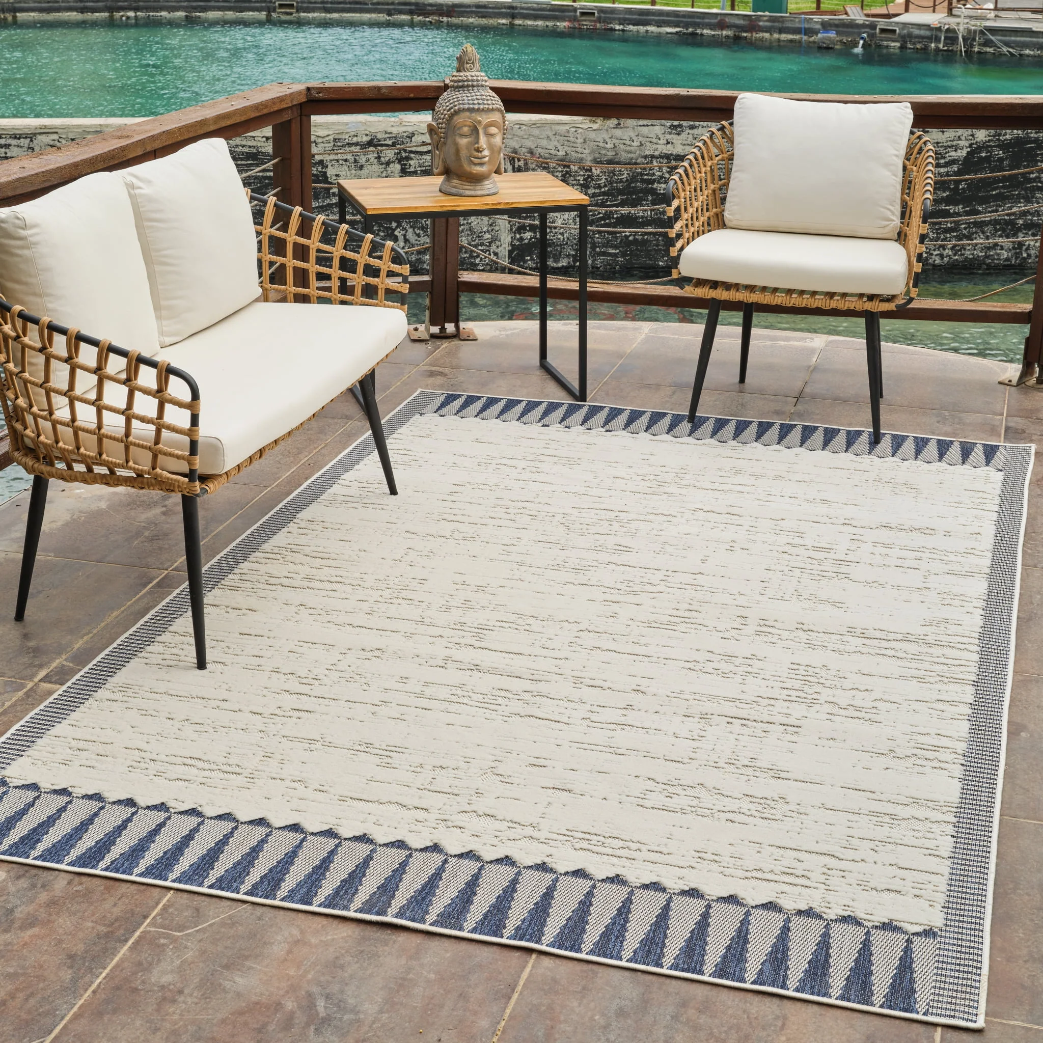 Aurora Cream Runner Rug - Image 8
