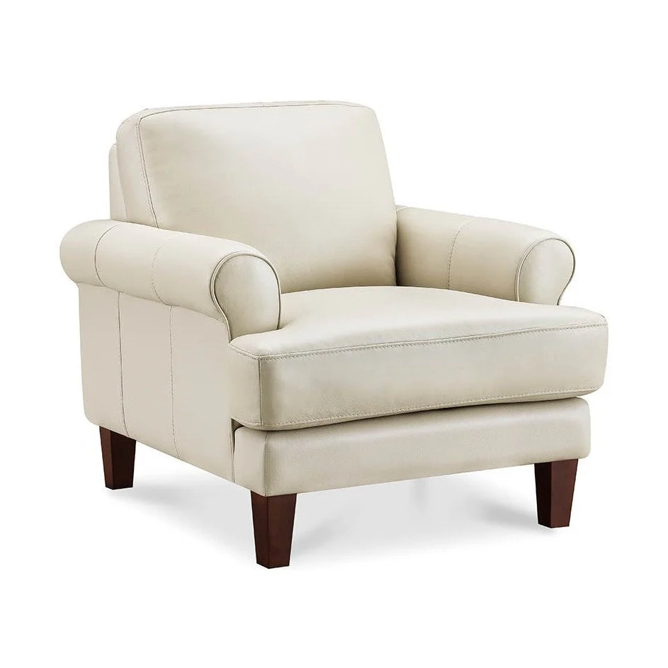 Austra Genuine Leather Accent Chair - Image 8