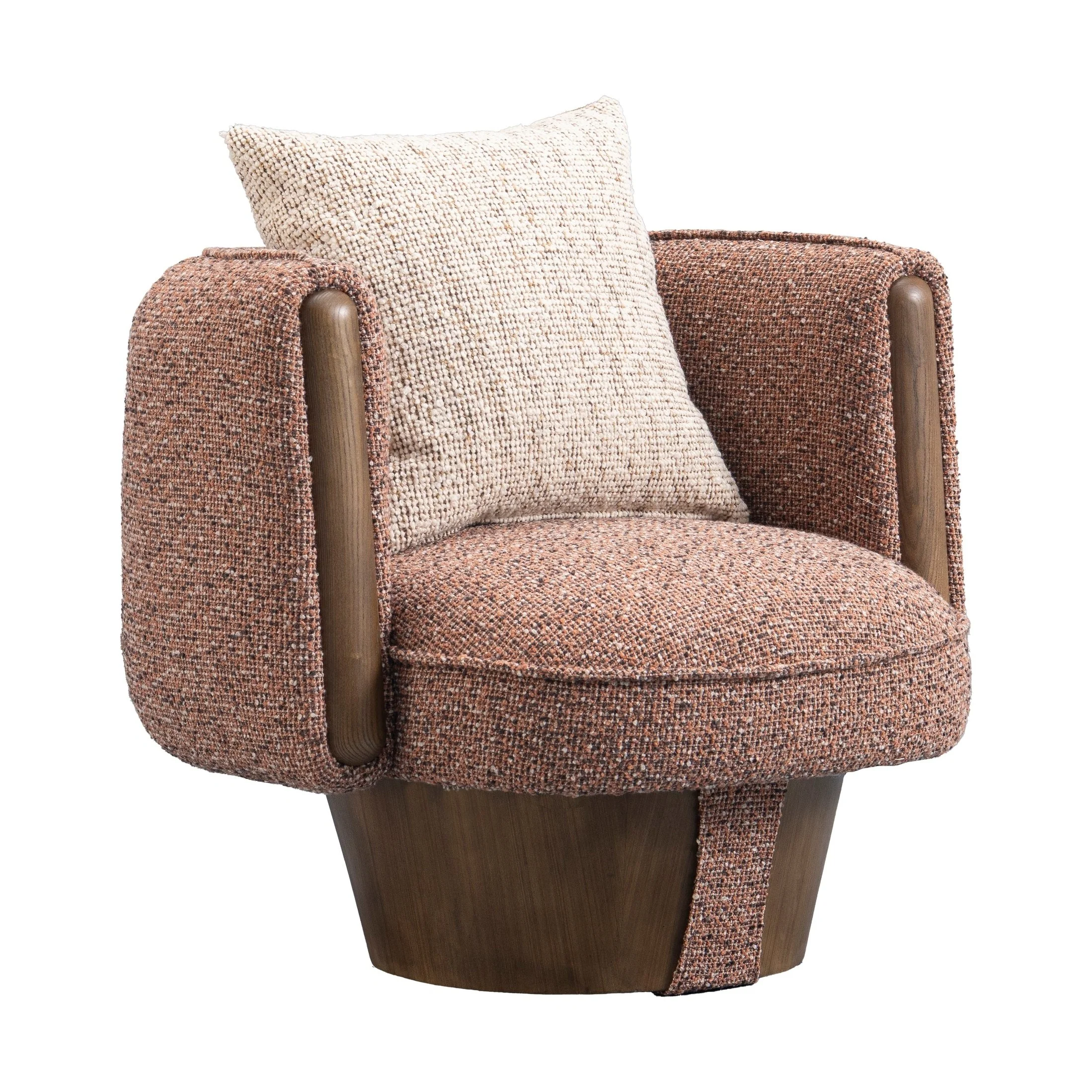 Aylin Curved Accent Chair - Image 3