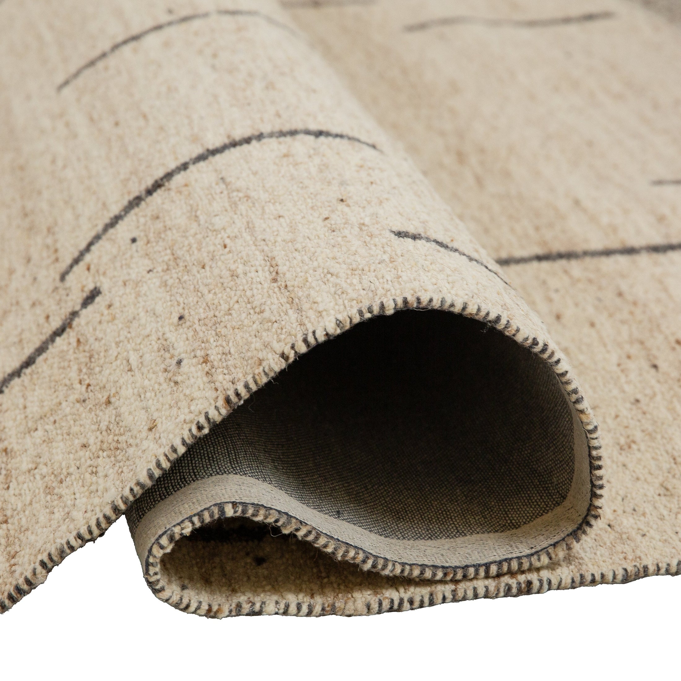 BAISLEY HAND WOVEN RUG CHAMPAGNE - Image 5