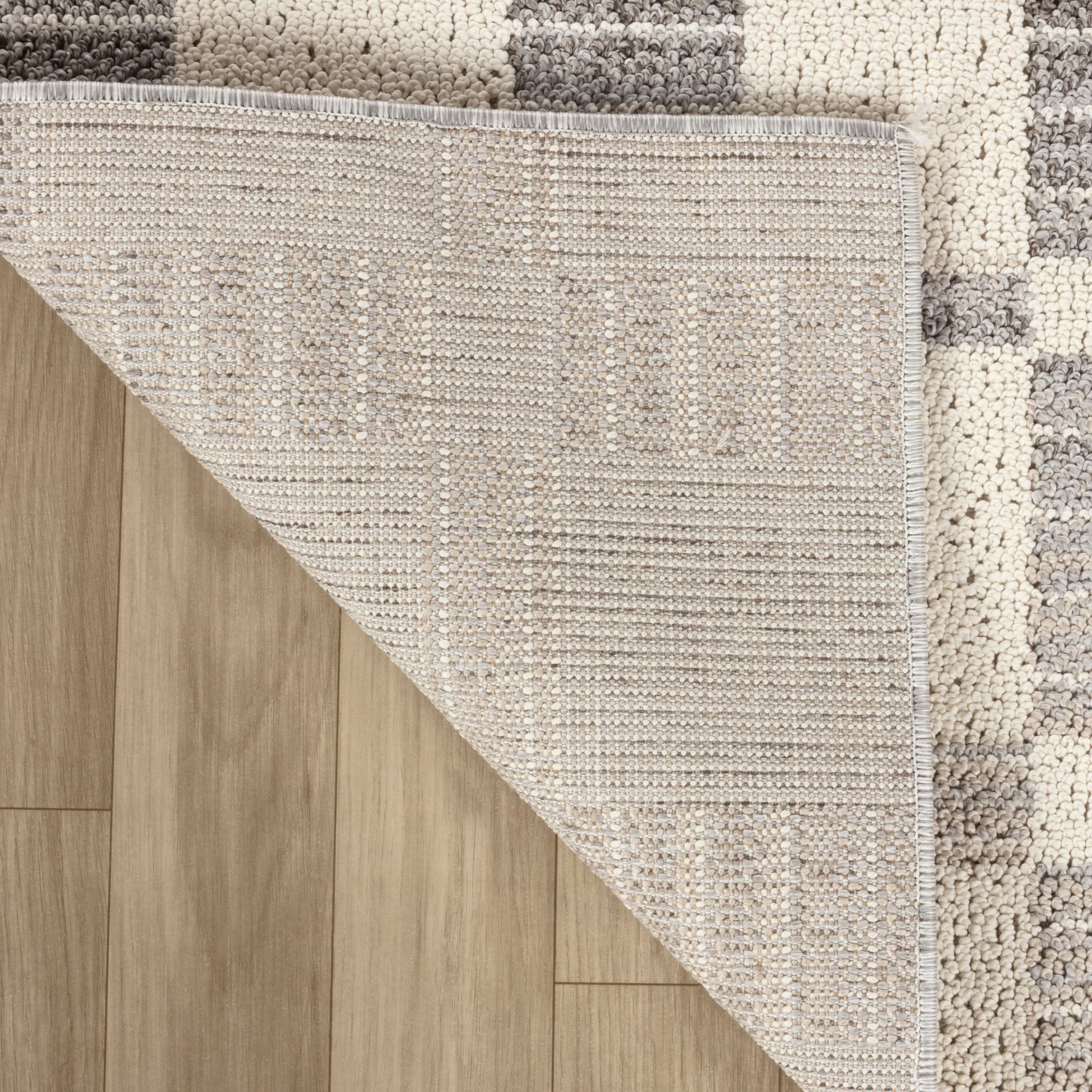 Bali Cream Modern Abstract Indoor Area Rug - Image 8