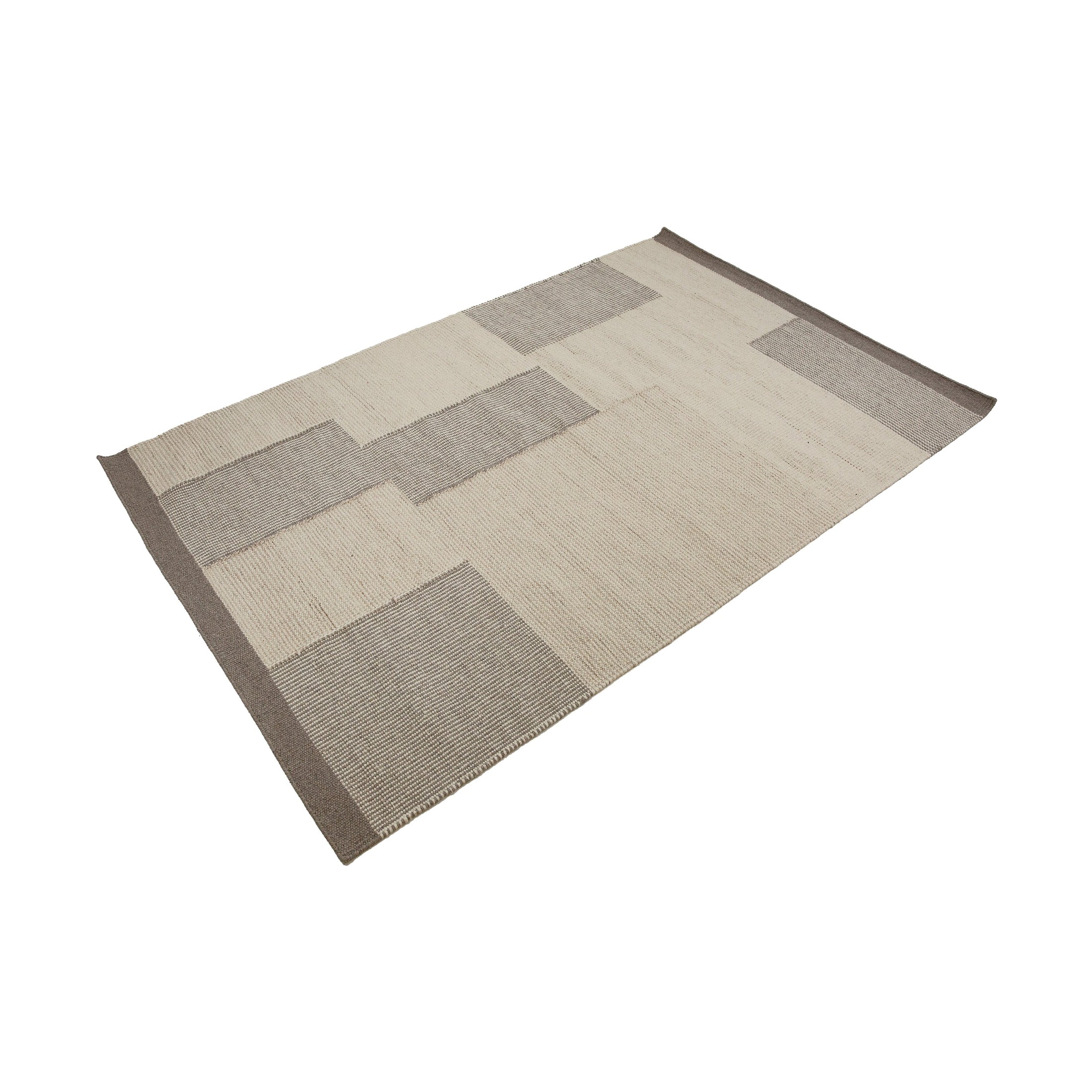 BATNA HAND WOVEN RUG IVORY/TAUPE - Image 2