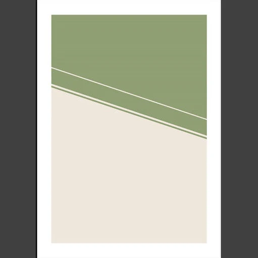 Bellisa II Set of 5 Alloy Matt - Black Frame Wall Art - Image 6