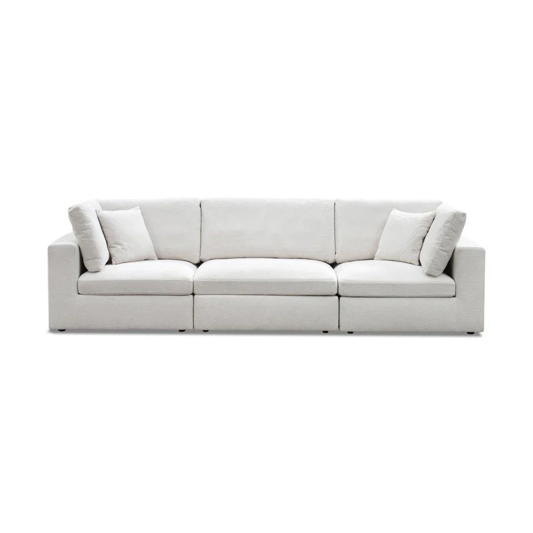 Blanca Modular Fabric Armless Chair - Image 7