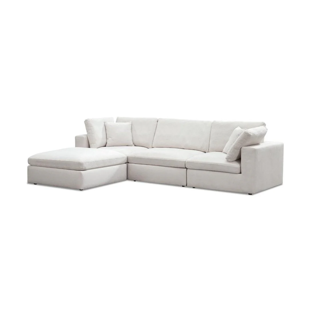 Blanca Modular Fabric Ottoman - Image 4