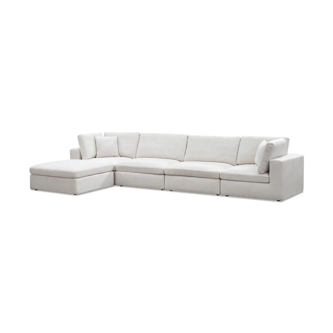 Blanca Modular Fabric Ottoman - Image 5