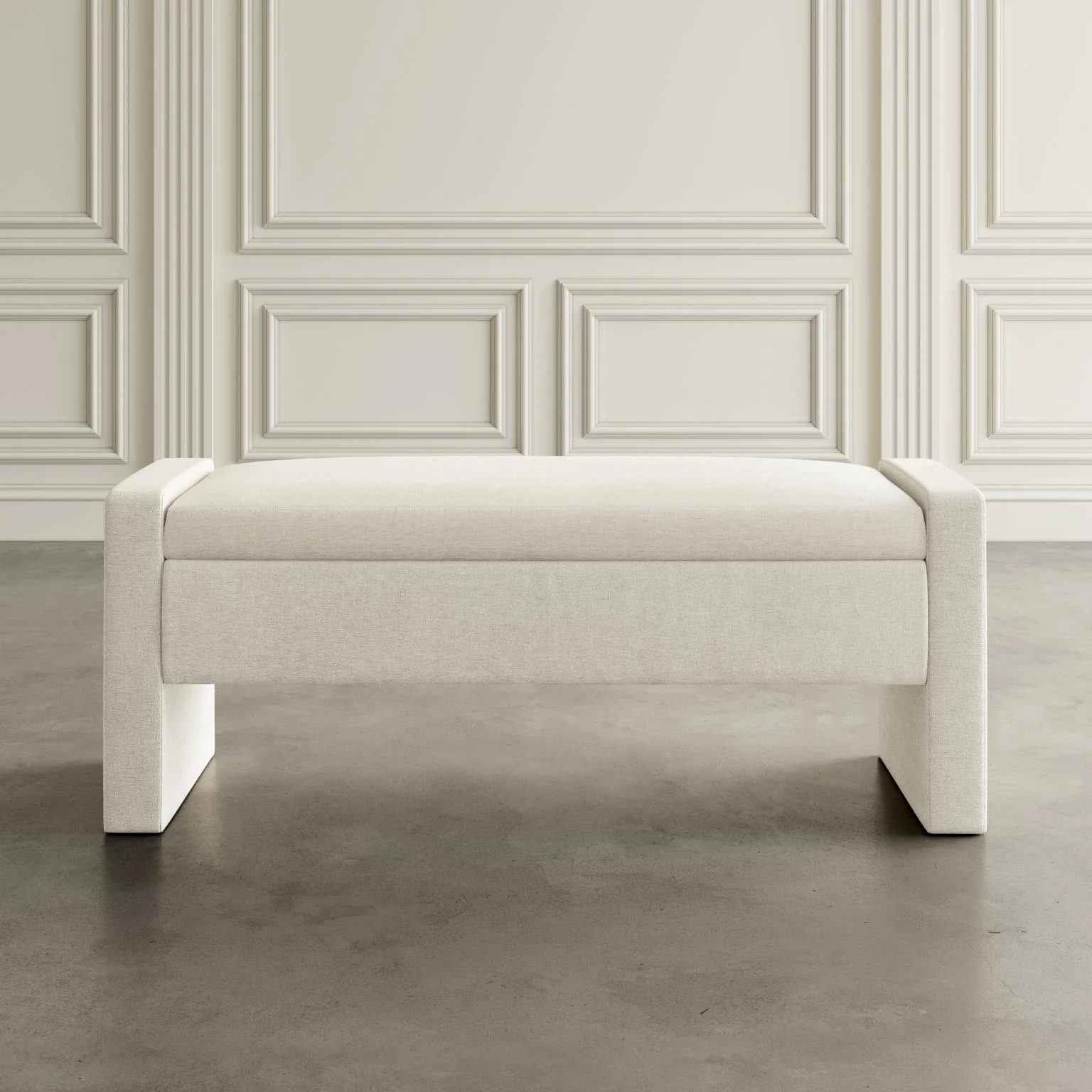 Braun Storage Bench - Natural - Image 11