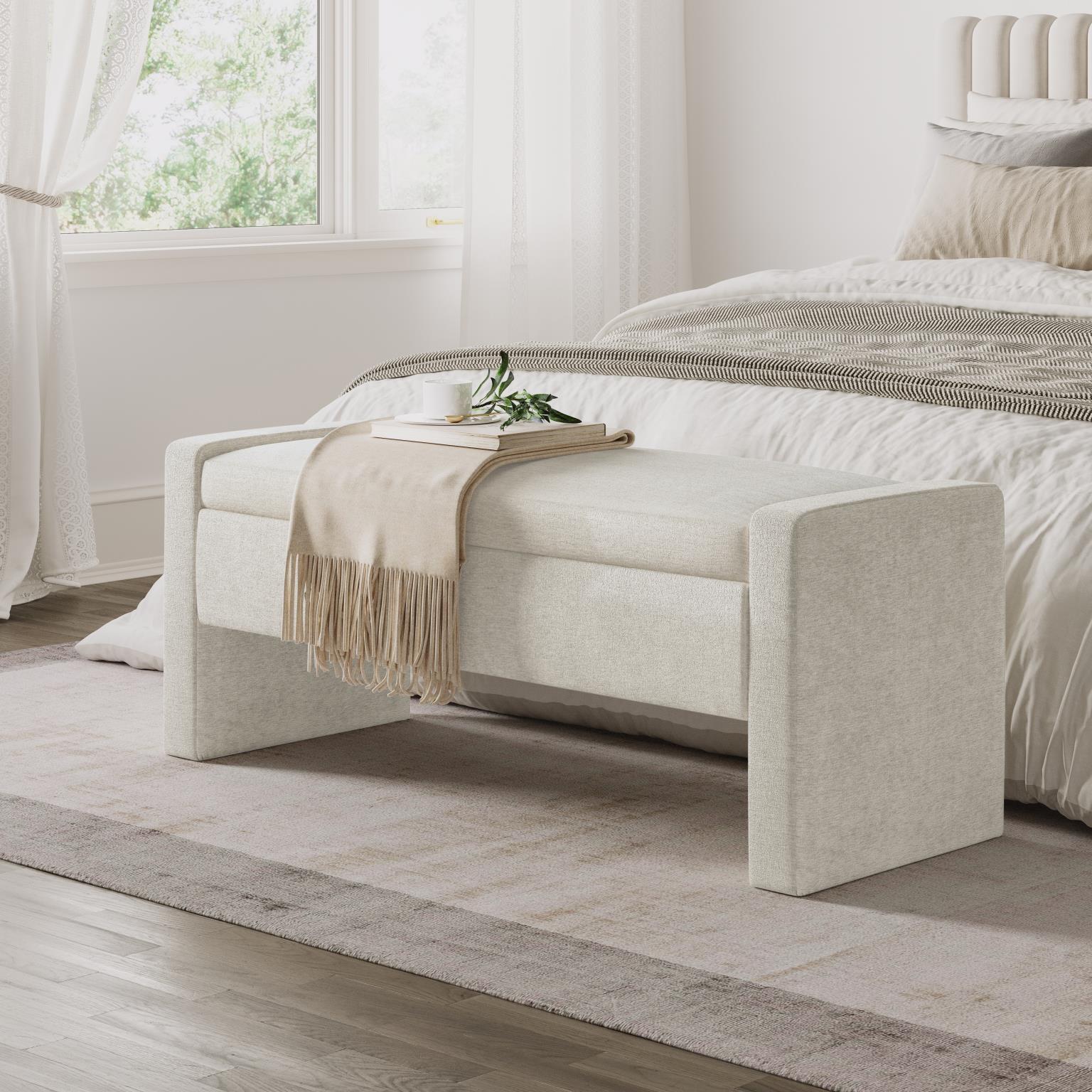Braun Storage Bench - Natural - Image 13