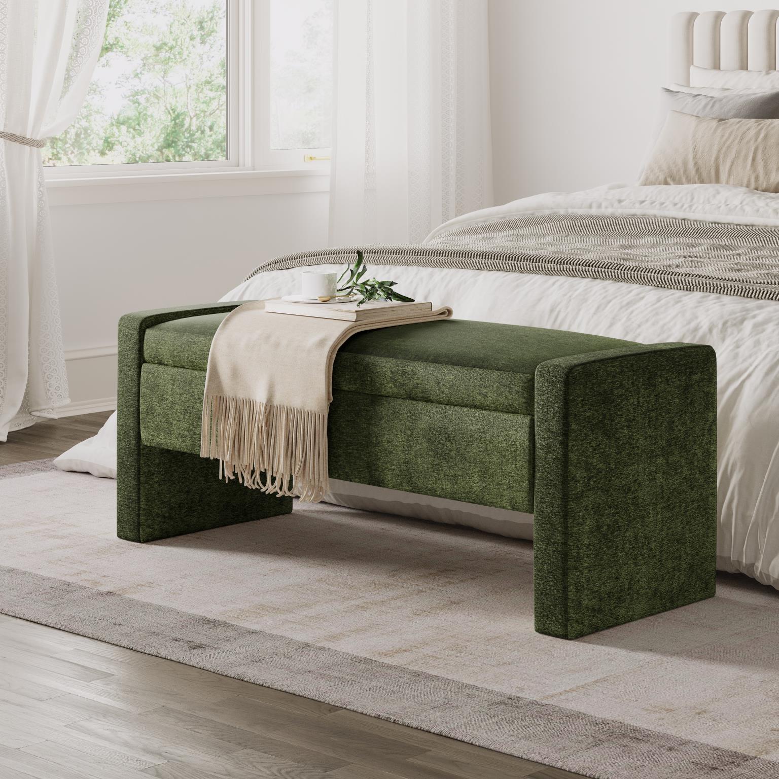 Braun Storage Bench - Natural - Image 22