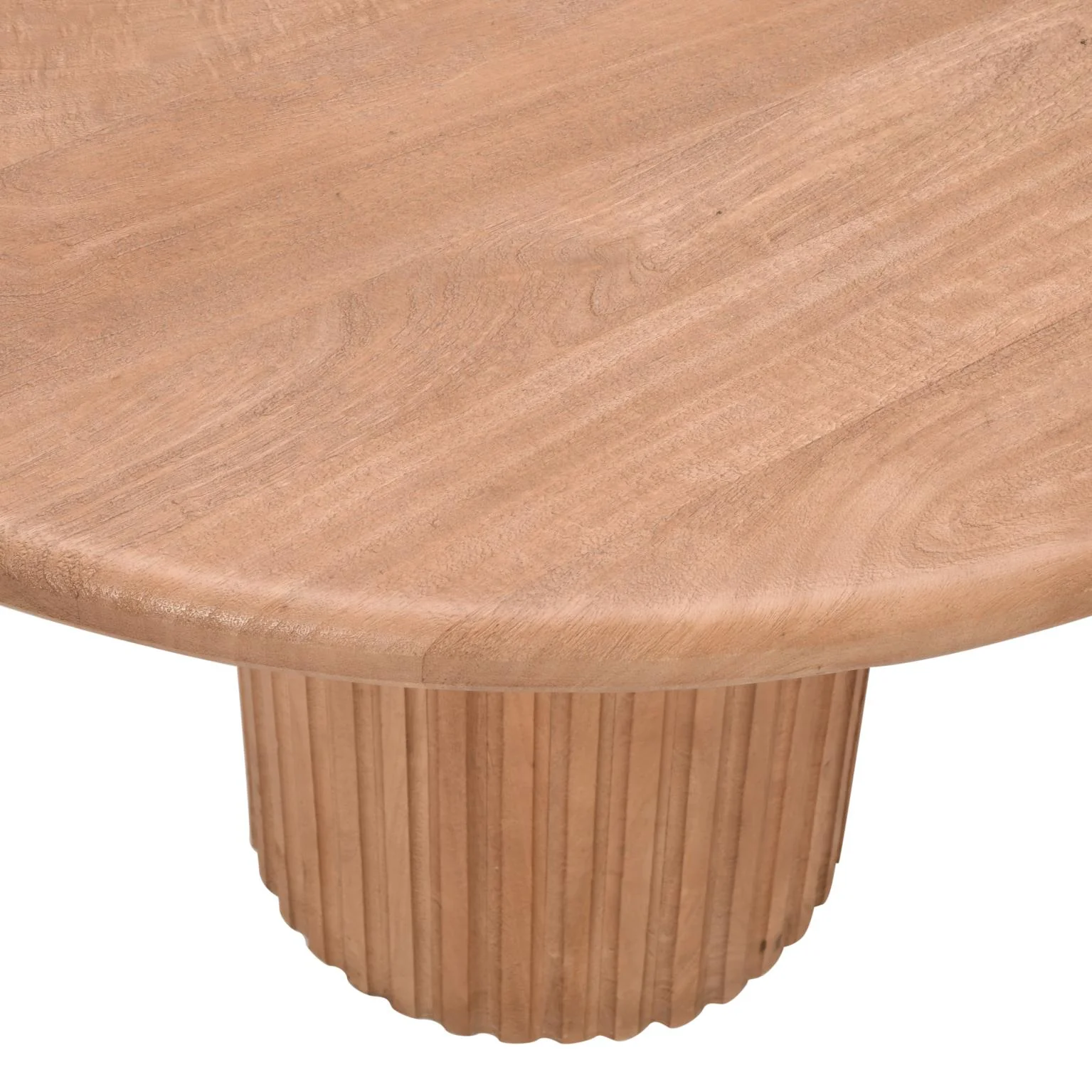 Breck 84" Double Pedestal Dining Table – Natural Oak - Image 4