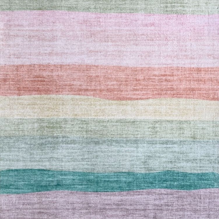 Soft Pink Daisy Blossom Area Rug - Image 5