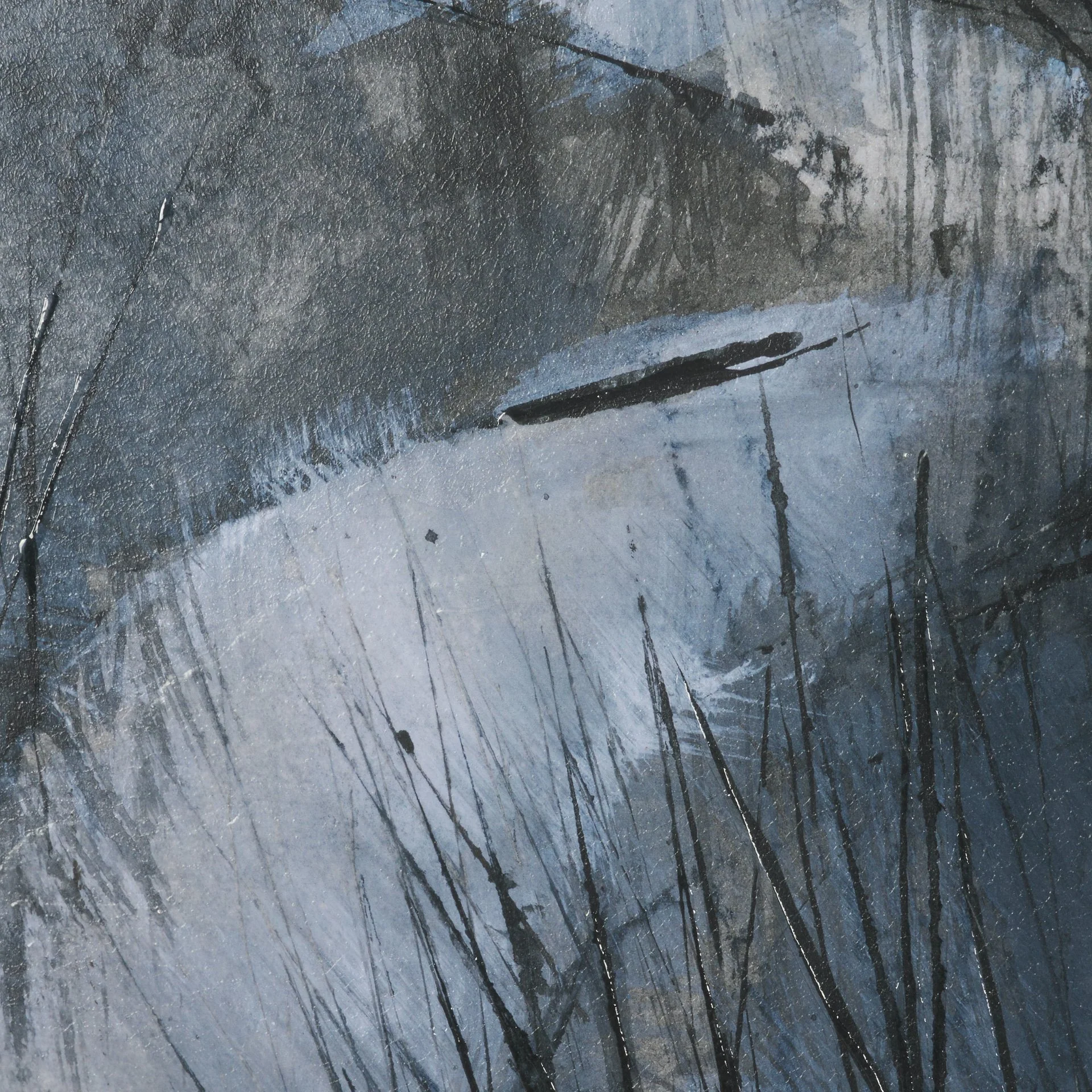 Brook and Willows Textured Framed Artwork - Image 14