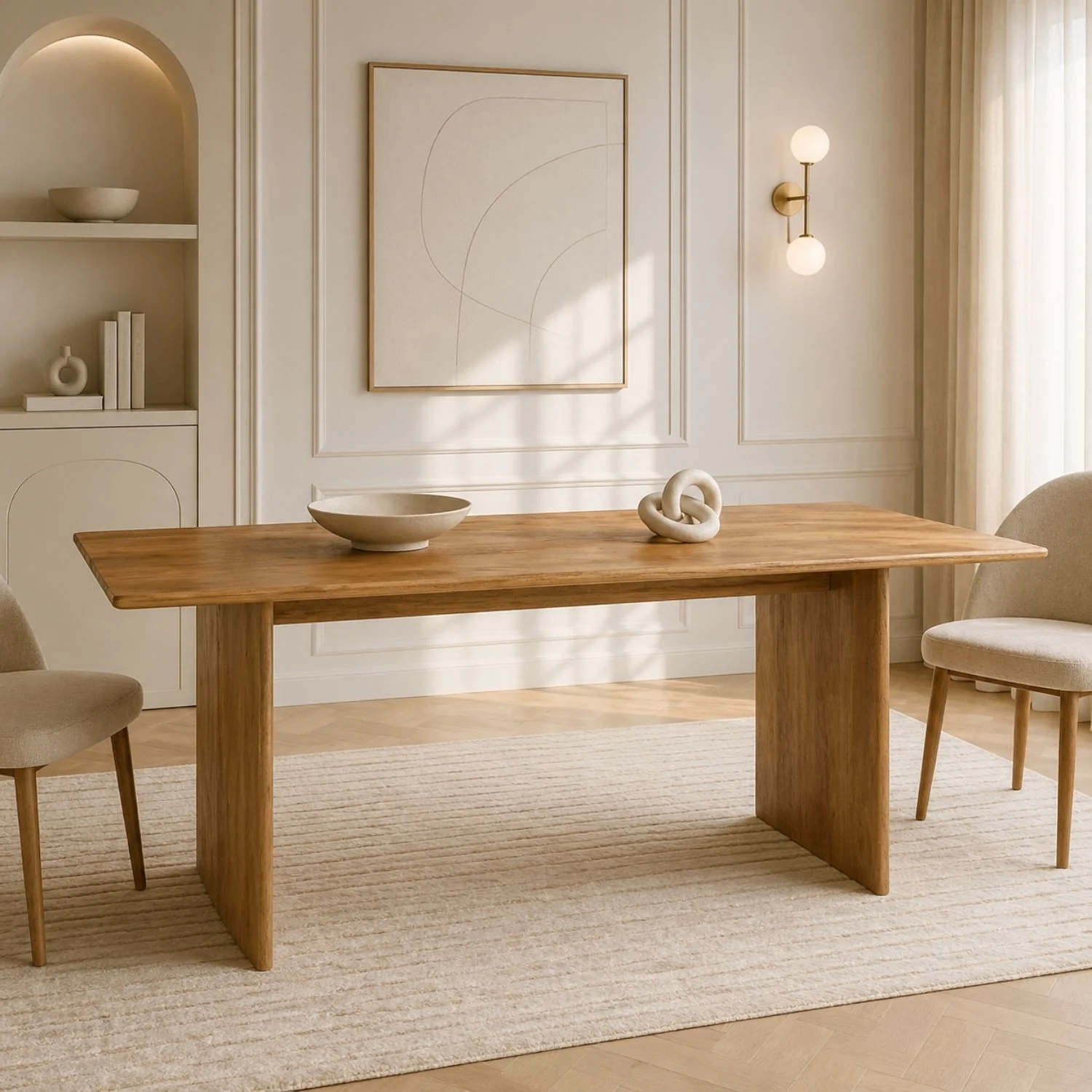 Bruton Mango Wood Dining Table - Image 2