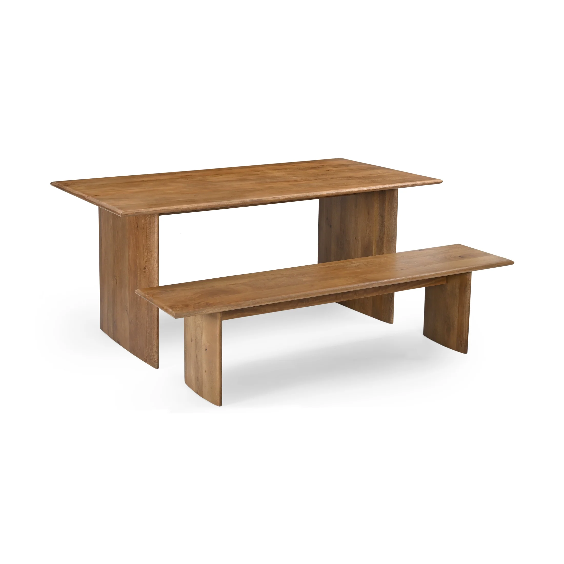 Bruton Mango Wood Dining Table - Image 4
