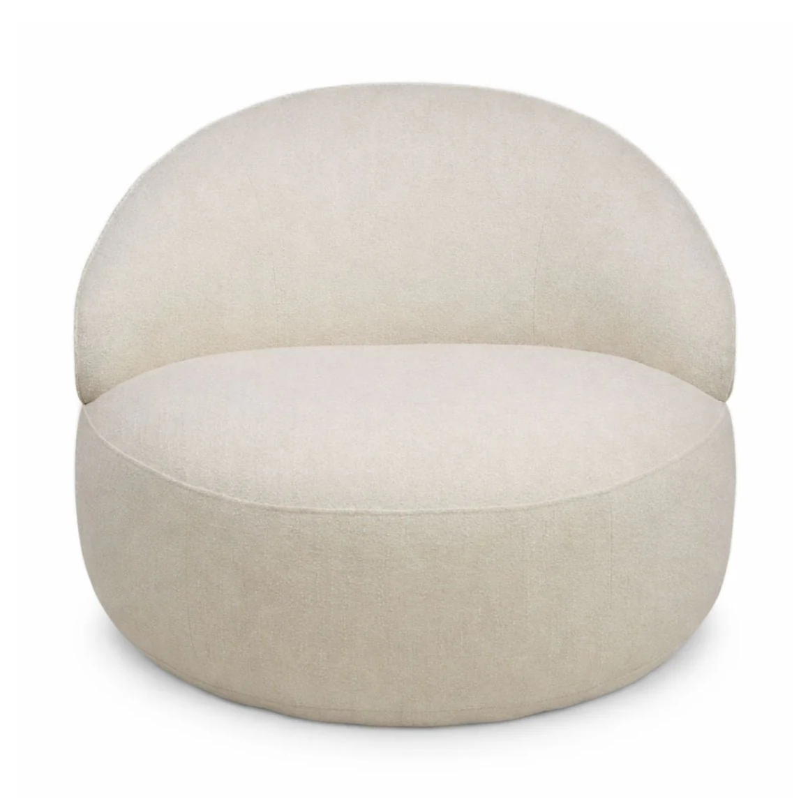 Bula Swivel Accent Chair - Mellow Ivory