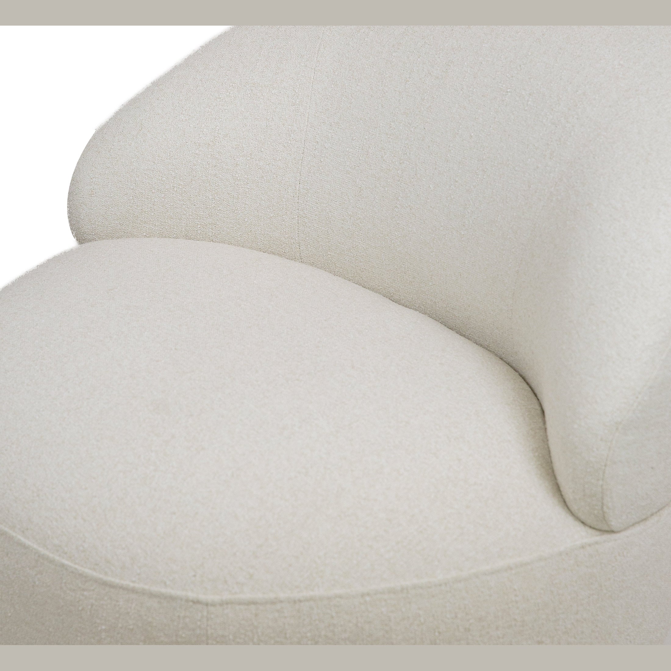 Bula Swivel Accent Chair - Mellow Ivory - Image 5