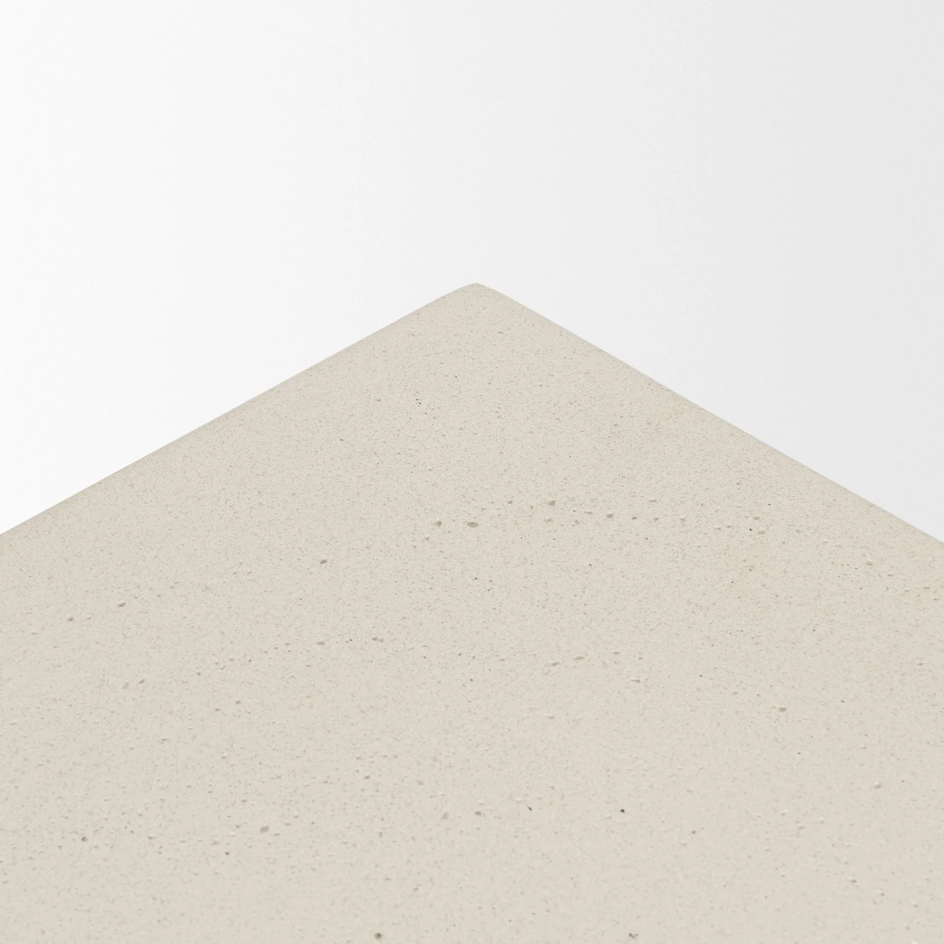 Bunda Square Sculptural Stone Finish Accent Table - Image 4