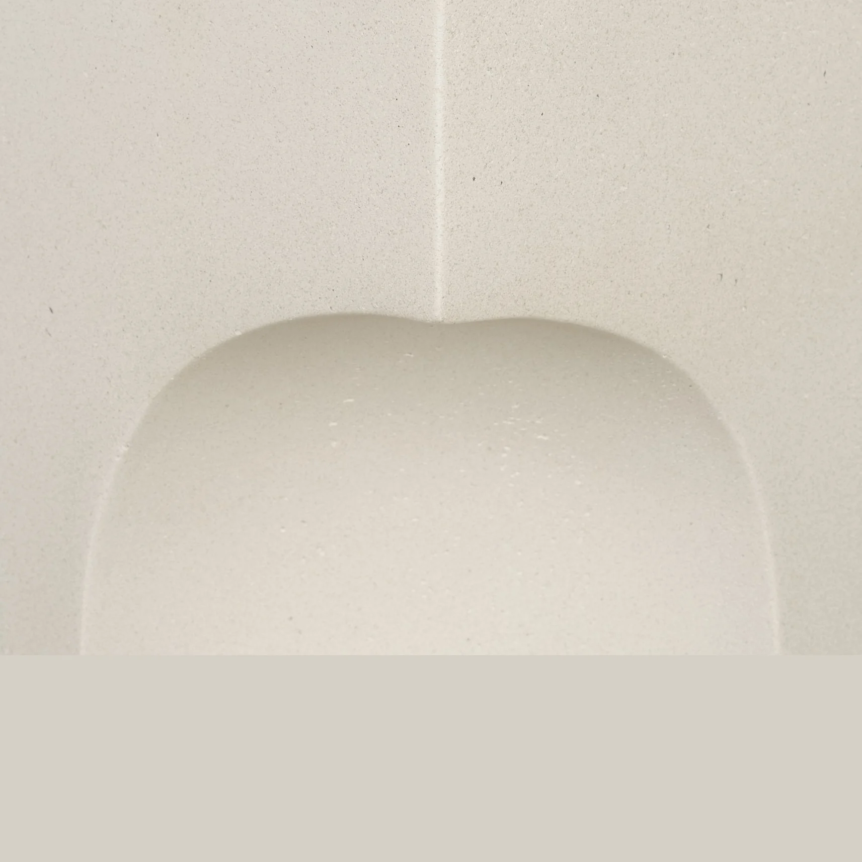 Bunda Square Sculptural Stone Finish Accent Table - Image 6